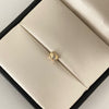 Herraje cilindro diamantado  Oro amarillo 18k 0,2 Gr / 0,5 Cm