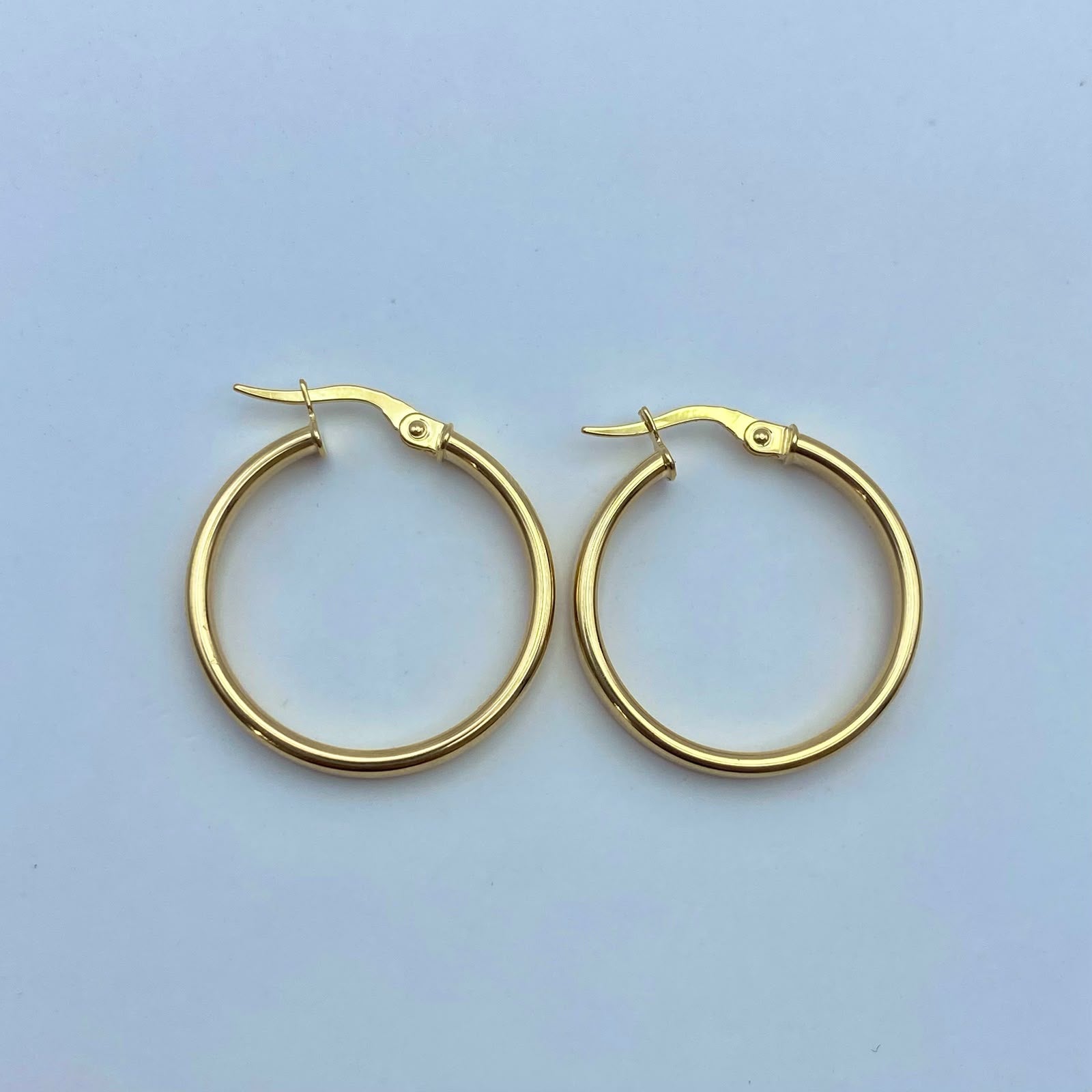 Candonga It lisa Oro amarillo 18k 2,15 Gr / 2,5 Cm