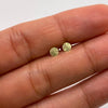 Topos Circulo plano diamantado Oro amarillo 18k 0,45 Gr / 4 mm