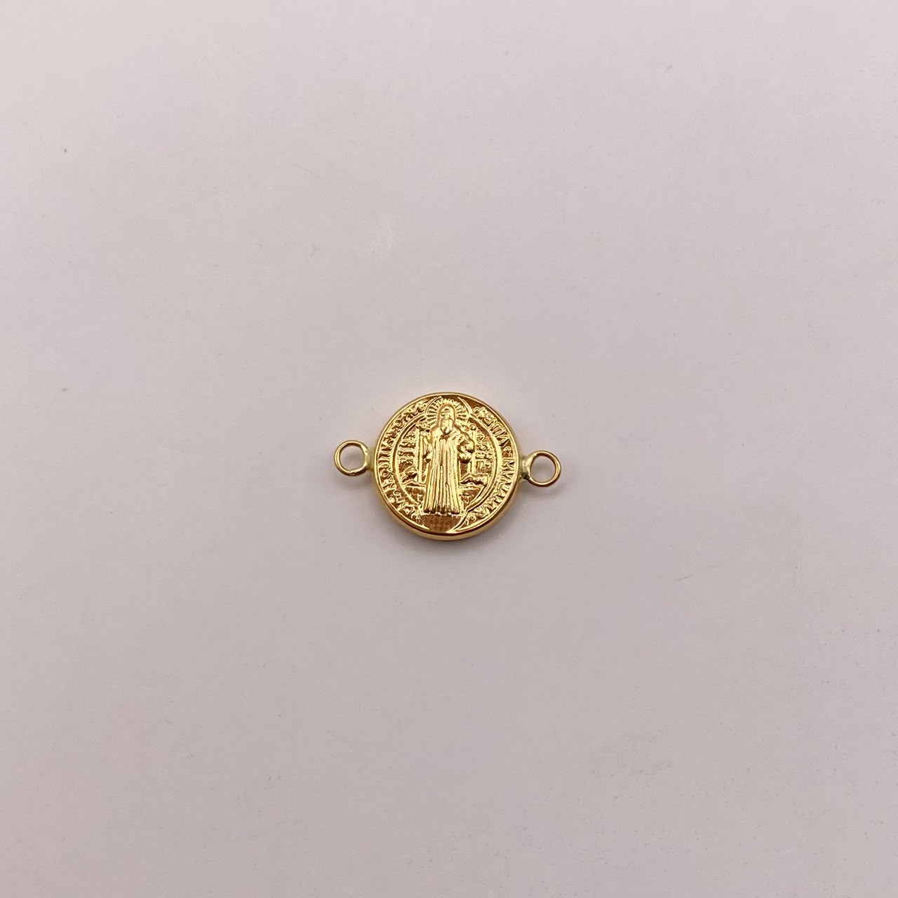 Herraje san benito Oro amarillo 18k 0,6 Gr / 2 Cm