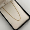 Pulso It Mini Cubana Oro amarillo 18k 1,1 Gr / 1,9 mm / 18,8 Cm