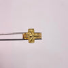 Anillo Cruz Cristo Oro amarillo 18k / Talla 5 / 2,65 Gr / 4,2 mm