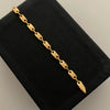 Pulso Rustico Oro amarillo 18k 3,35 Gr / 4,3 mm / 19 Cm Broche 0,40