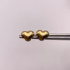 Topos Corazon infllado Oro amarillo 18k 0,95 Gr / 10,1 mm