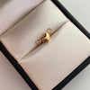 Herraje Corazon Inflado Oro amarillo 18k 0,3 Gr / 1,3 Cm