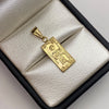 Dije Dolar Oro amarillo 18k 1,06 Gr / 9,3 mm / 2,7 Cm