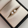 Topos Circon Blanco Oro amarillo 18k 0,95 Gr / 5 mm