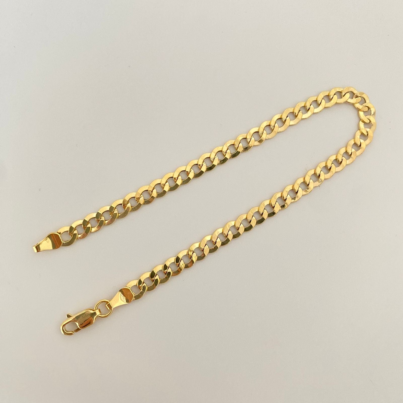 Pulso It cubano Oro amarillo 18k +1 / 3,75 Gr / 4,6 mm / 19,5 Cm