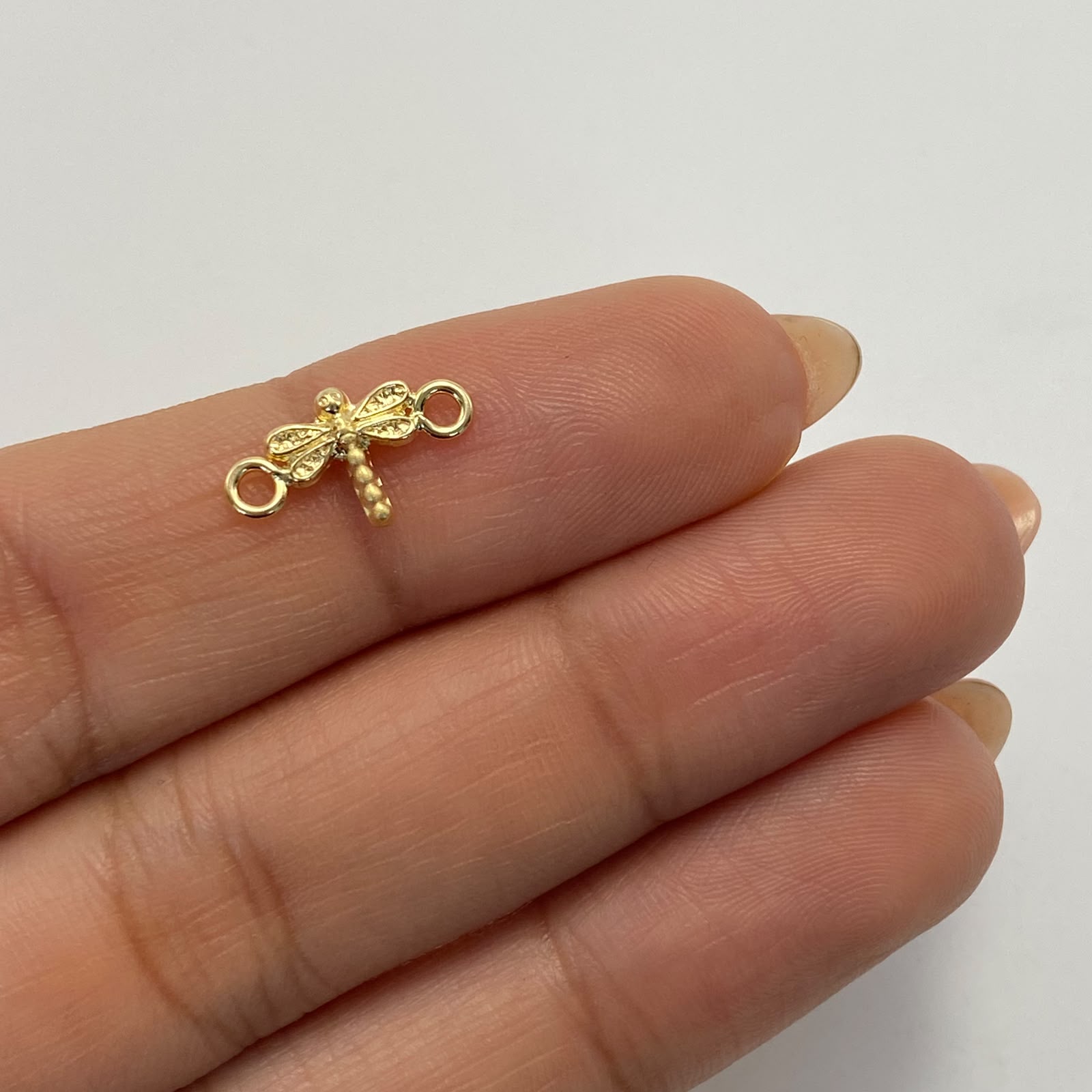Herraje Libelula Oro amarillo 18k 0,35 Gr / 1,3 Cm