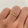 Anillo Gc Liso Oro amarillo 18k / Talla 6 / 0,75 Gr / 3,4 mm