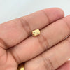 Herraje cilindro diamantado 5mm Oro amarillo 18k 0,25 Gr