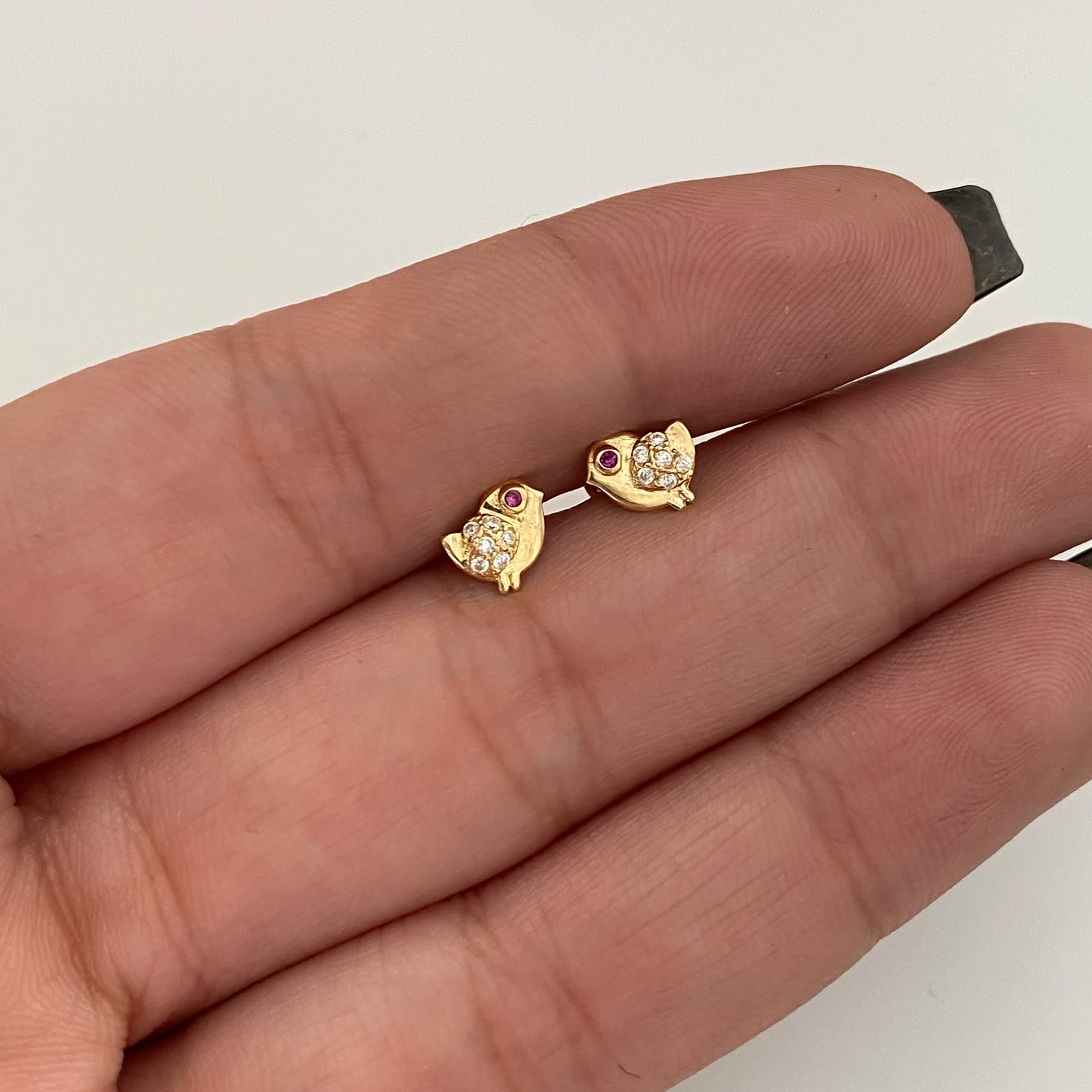 Topos Pajarito Casting Oro amarillo 18k 0,9 Gr / 6 mm