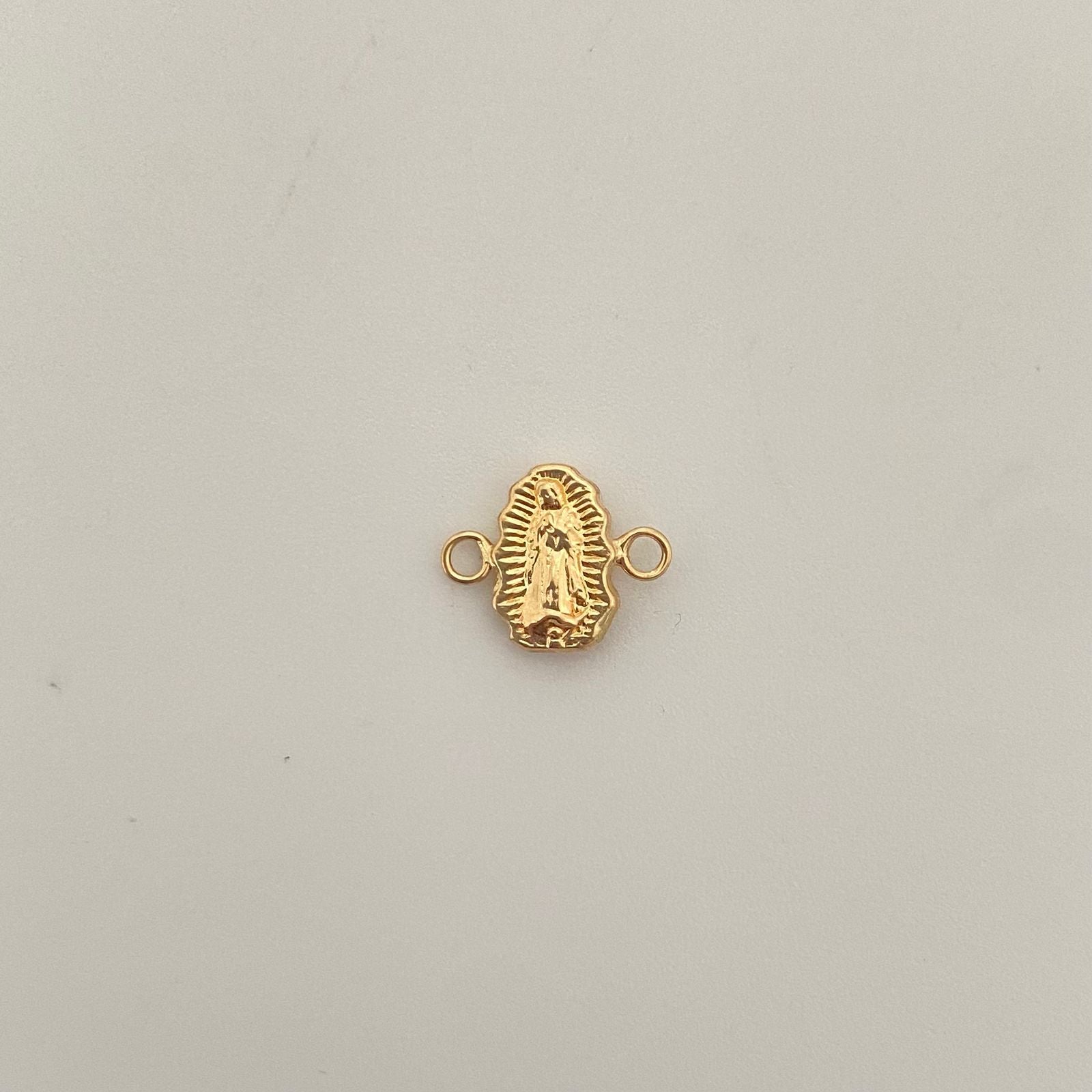 Herraje silueta virgen guadalupe Oro amarillo 18k 0,35 Gr