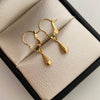 Candonga Mini Lagrima Oro amarillo 18k 0,55 Gr / 2,5 Cm