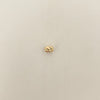 Herraje cilindro diamantado  Oro amarillo 18k 0,2 Gr / 0,5 Cm