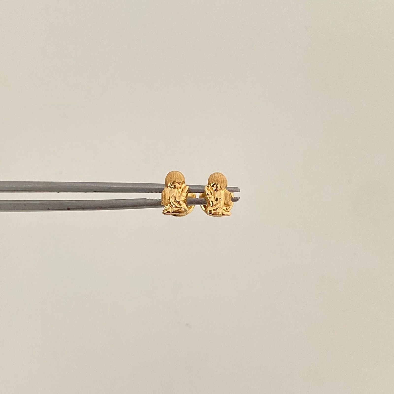 Topos angelito Oro amarillo 18k 0,6 Gr / 4,0 mm