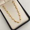 Cadena rustica lisa  Oro amarillo 18k 14,85 Gr / 3,8 mm / 60 Cm Broche 0,60