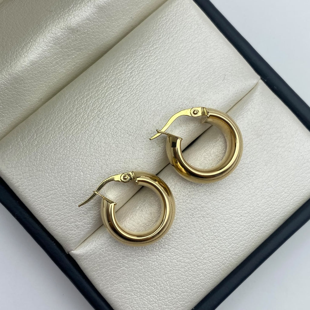 Candonga It lisa Oro amarillo 18k 3,45 Gr / 1,8 Cm