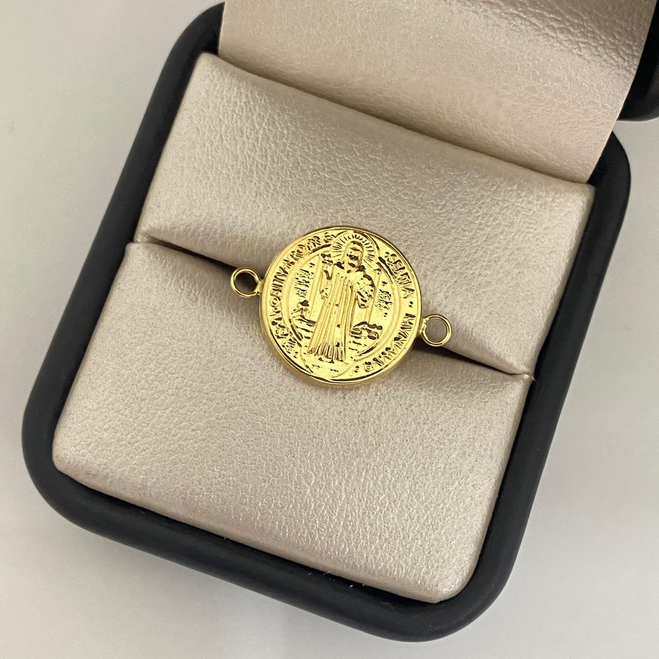 Herraje san benito Oro amarillo 18k 1,1 Gr / 2,0 Cm