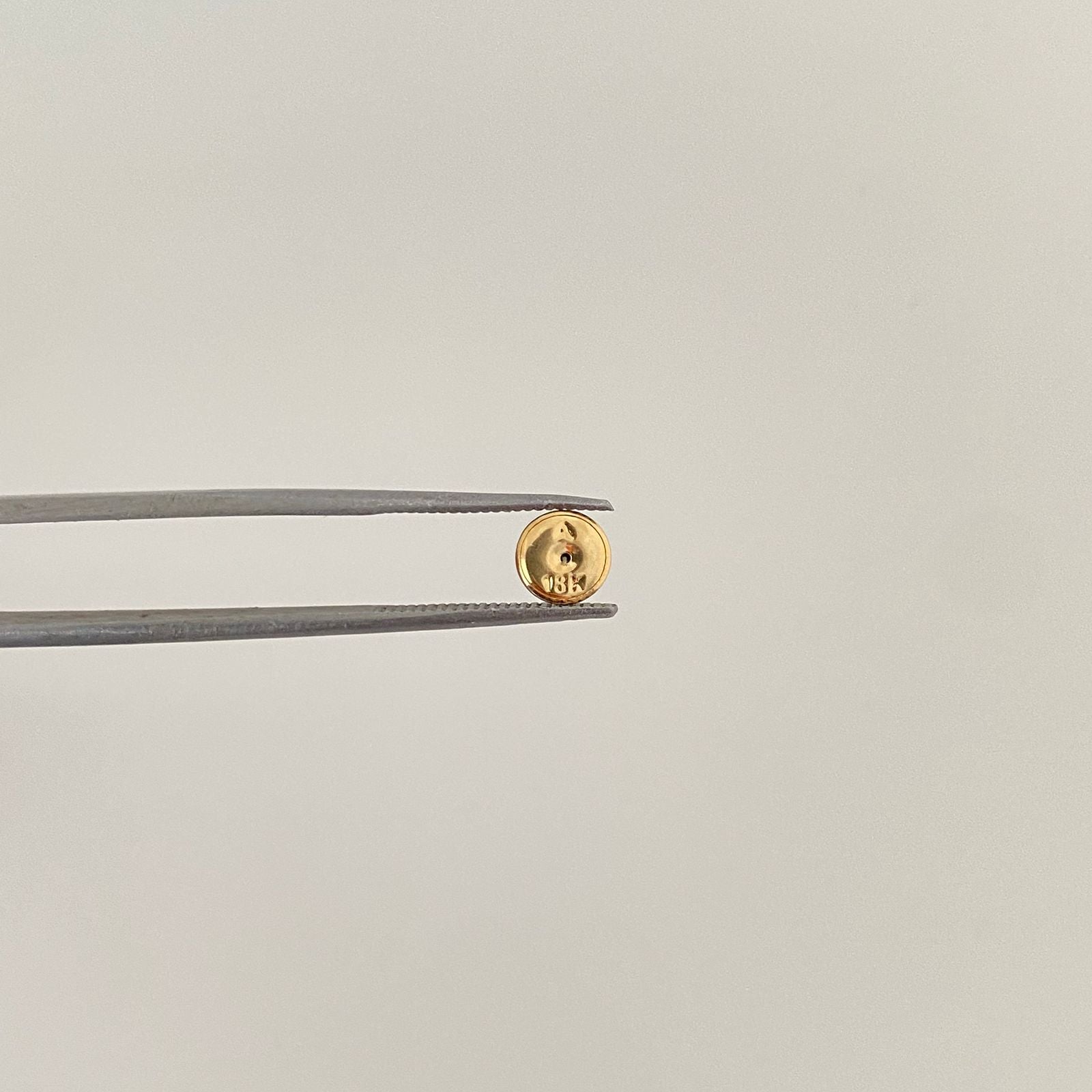 Topos rosca de seguridad  Oro amarillo 18k +2 / 0,15Gr / 5,4 mm