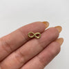Herraje infinito Oro amarillo 18k 0,3 Gr / 1,5 Cm