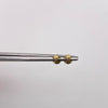 Topos bola diamantada 3mm Oro amarillo 18k 0,45 Gr