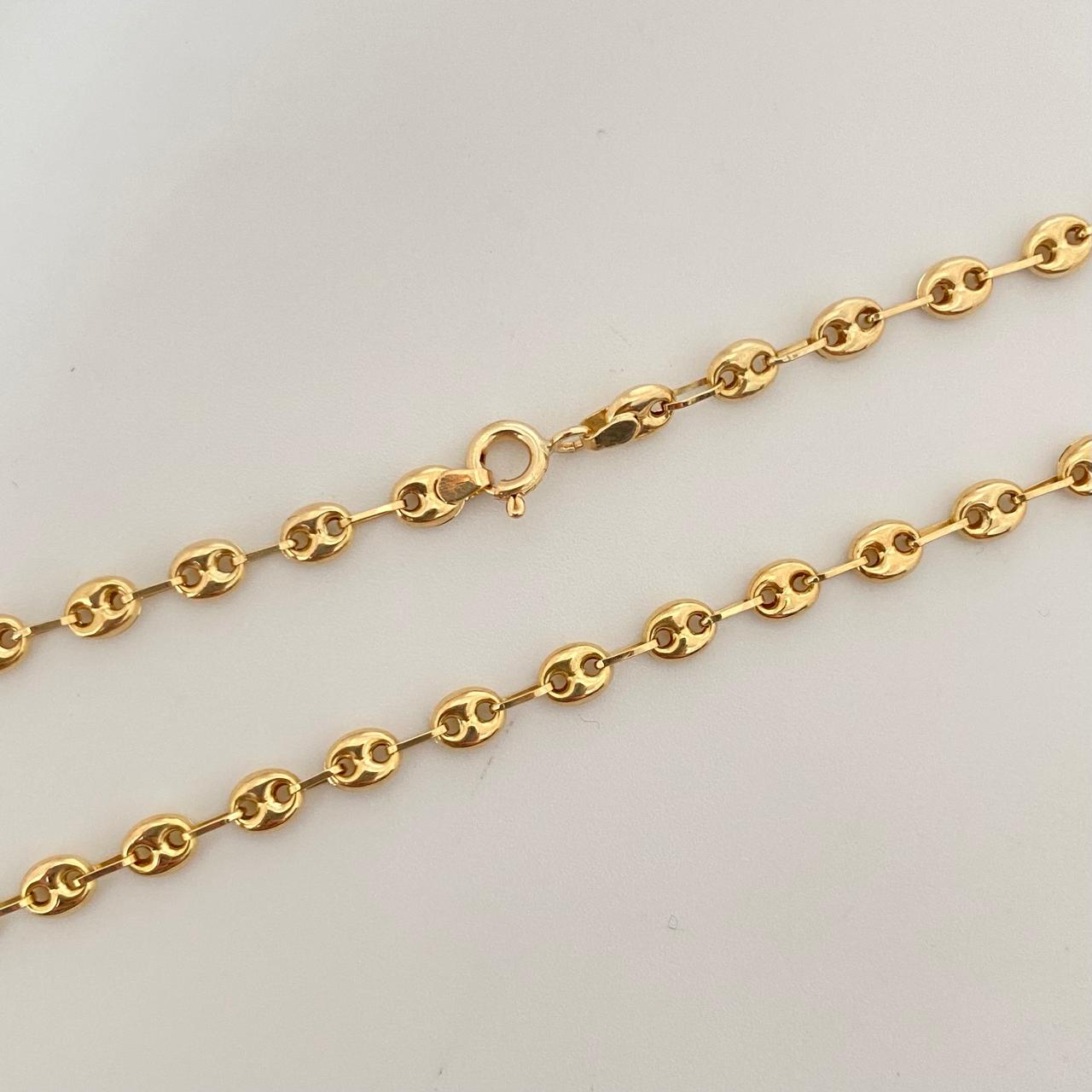 Cadena gc Oro amarillo 18k 7,90 Gr / 4,0 mm / 60 Cm Broche 0,15