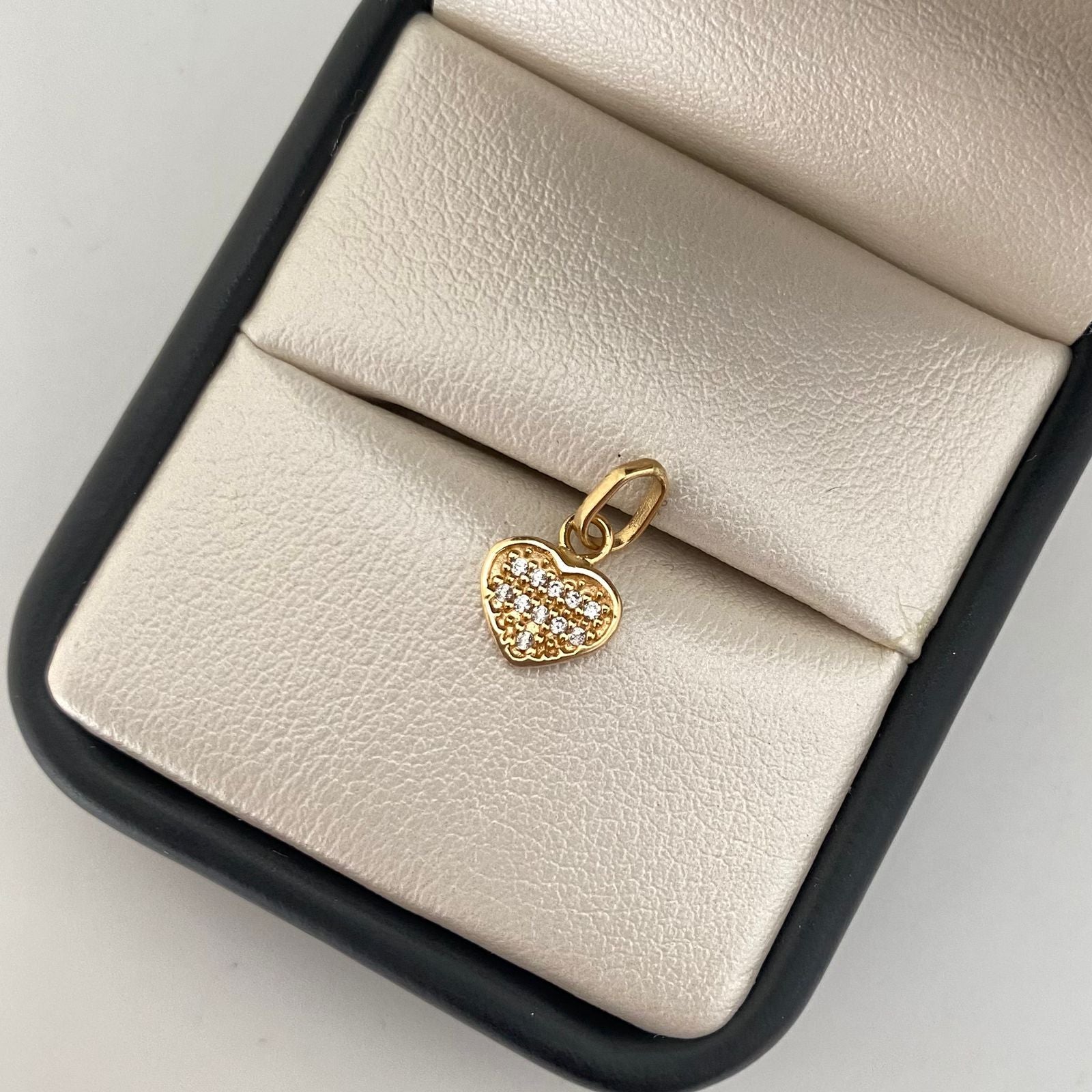 Dije corazon casting Oro amarillo 18k 0,75 Gr / 1,5 Cm