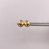 Topos Gc liso grande Oro amarillo 18k 0,8 Gr / 7,7 mm