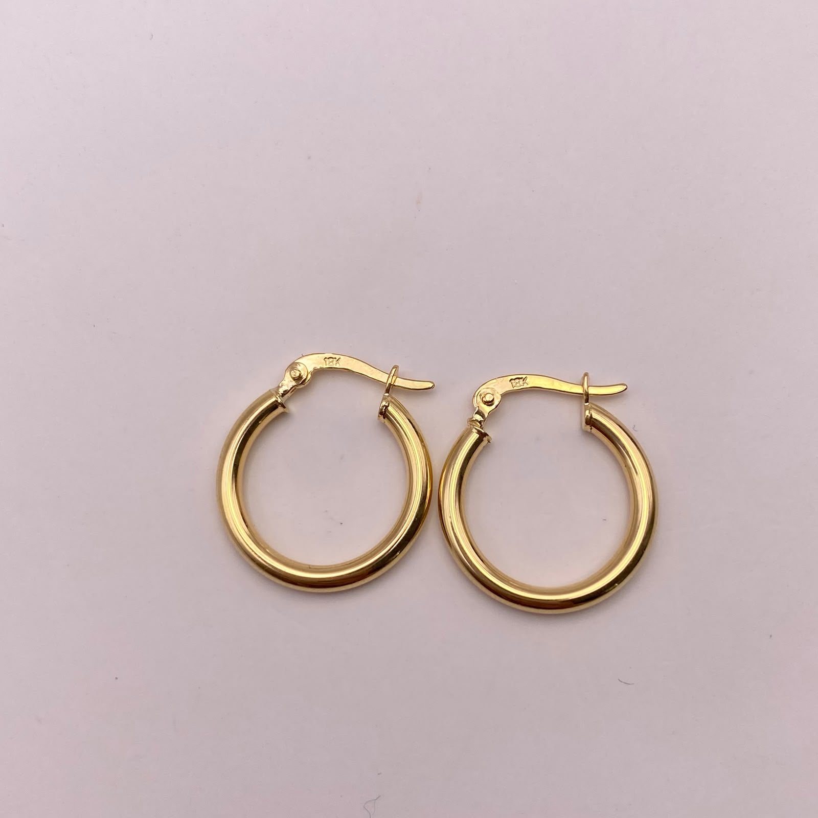 Candonga Lisa Oro amarillo 18k 1,48 Gr / 2,1 Cm