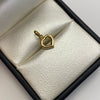 Dije Corazon silueta Oro amarillo 18k 0,4 Gr / 8,5 mm / 1,4 Cm