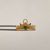 Anillo 15 Corona Casting Blanco Oro amarillo 18k / Talla 7 / 3,2 Gr