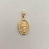 Dije Virgen maría auxiliadora Oro amarillo 18k 1,5 Gr / 3,0 Cm