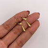 Candonga gota Oro amarillo 18k 0,58 Gr / 2,5 Cm