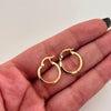 Candonga Lisa Oro amarillo 18k 1 Gr / 1,5 Cm