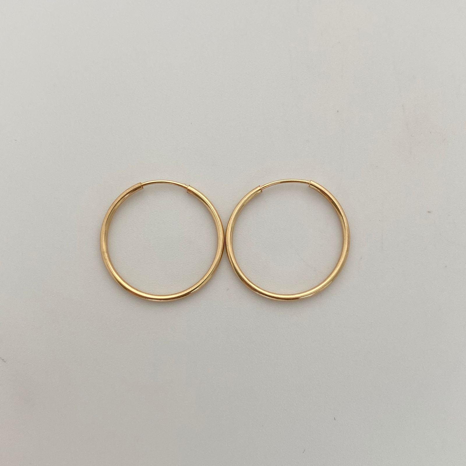 Candonga Imperdible  Oro amarillo 18k 1,05 Gr / 2 Cm