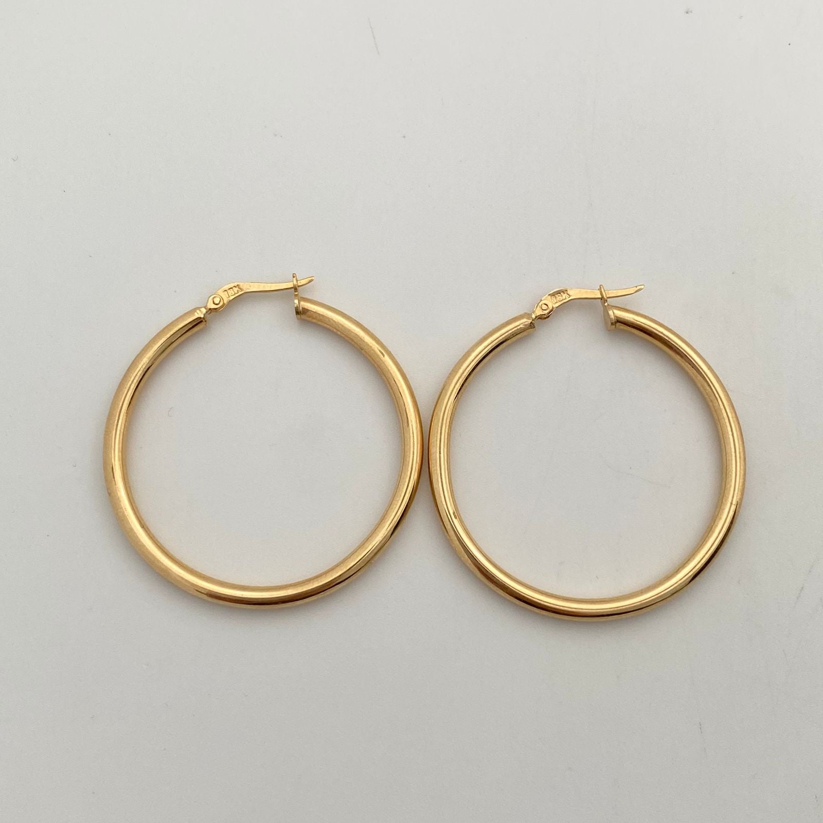 Candonga Lisa Oro amarillo 18k 3,85 Gr / 4 Cm
