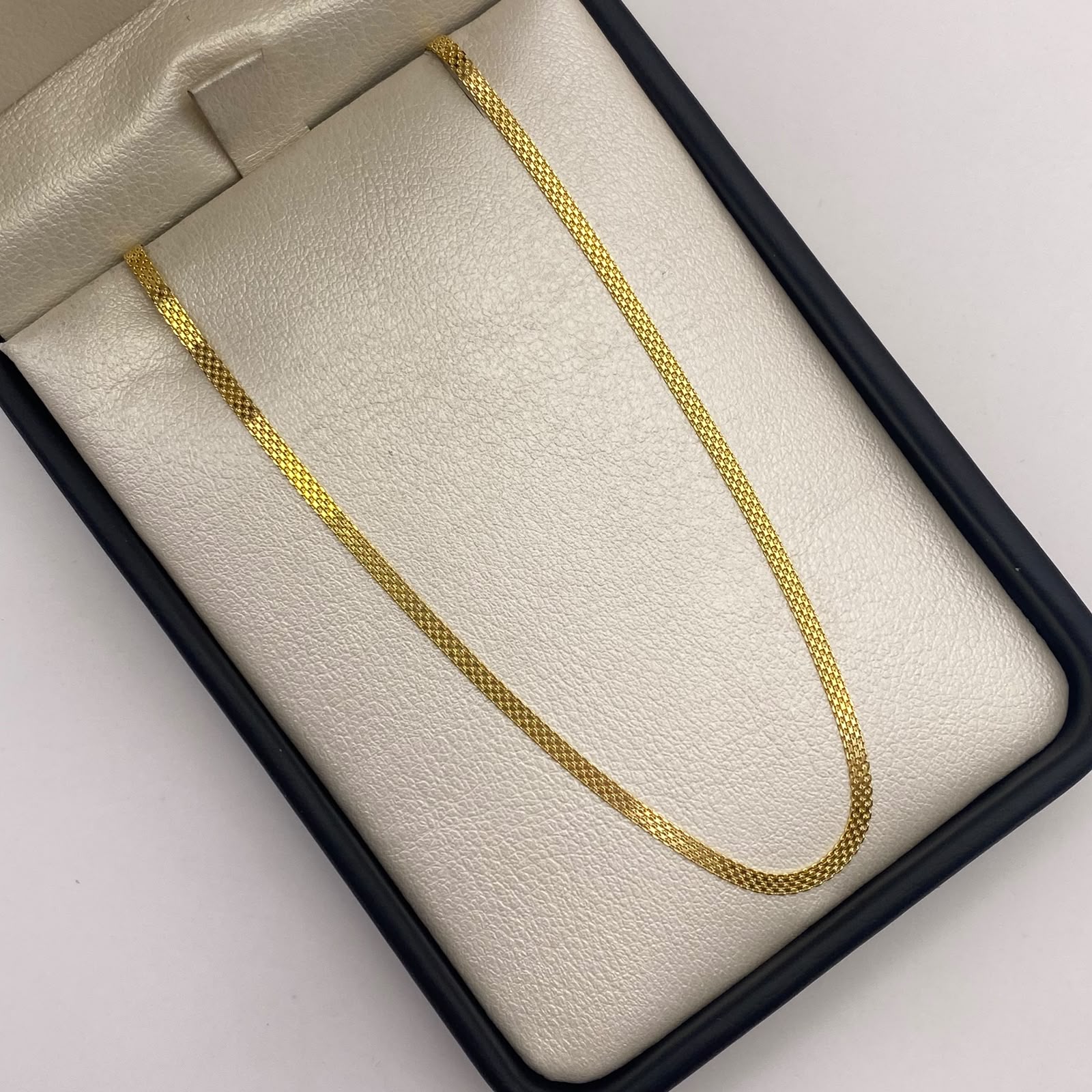Cadena It China espejo Oro amarillo 18k +1 / 3,3 Gr / 2 mm / 50 Cm