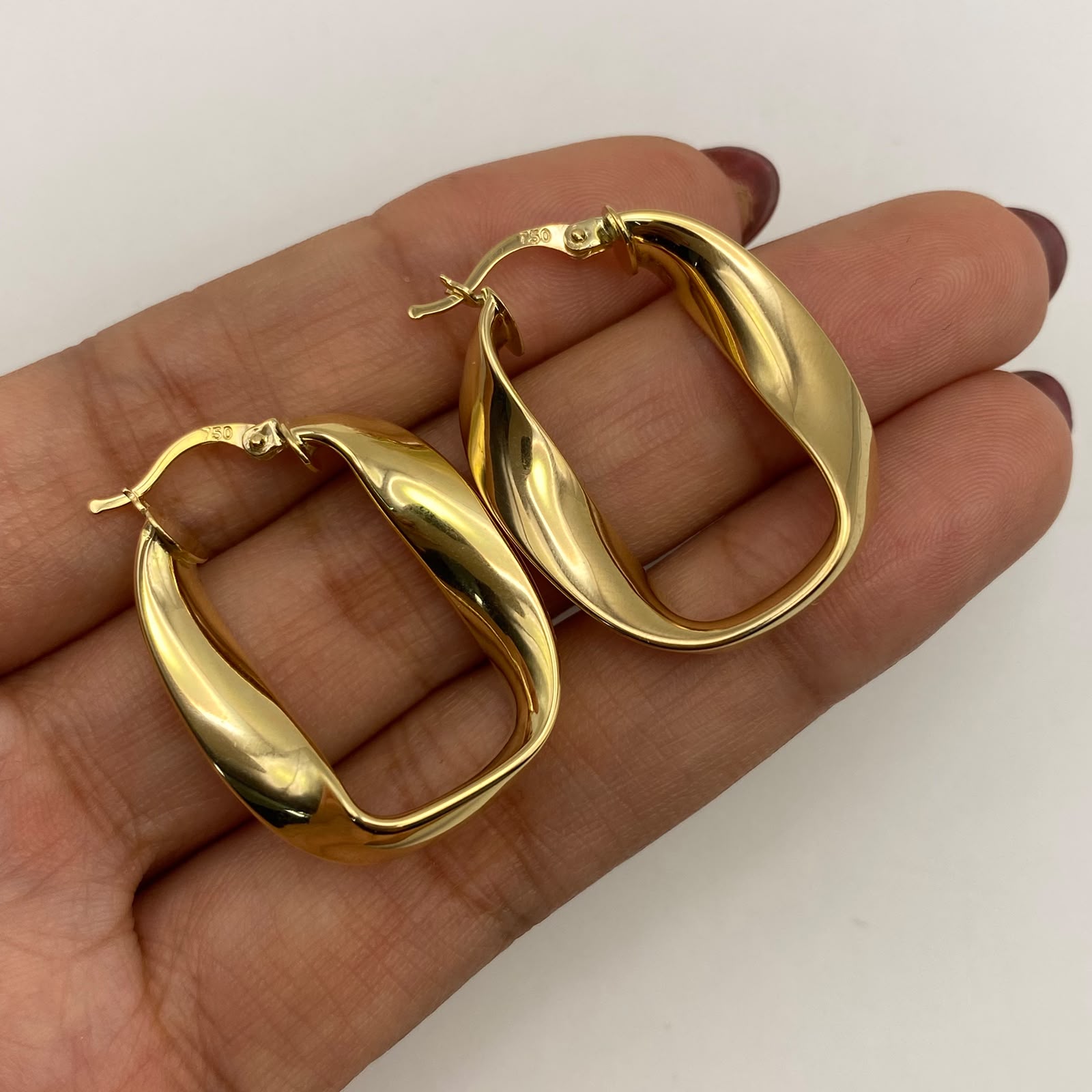 Candonga It inflada (joya) Oro amarillo 18k 5,07 Gr / 3 Cm