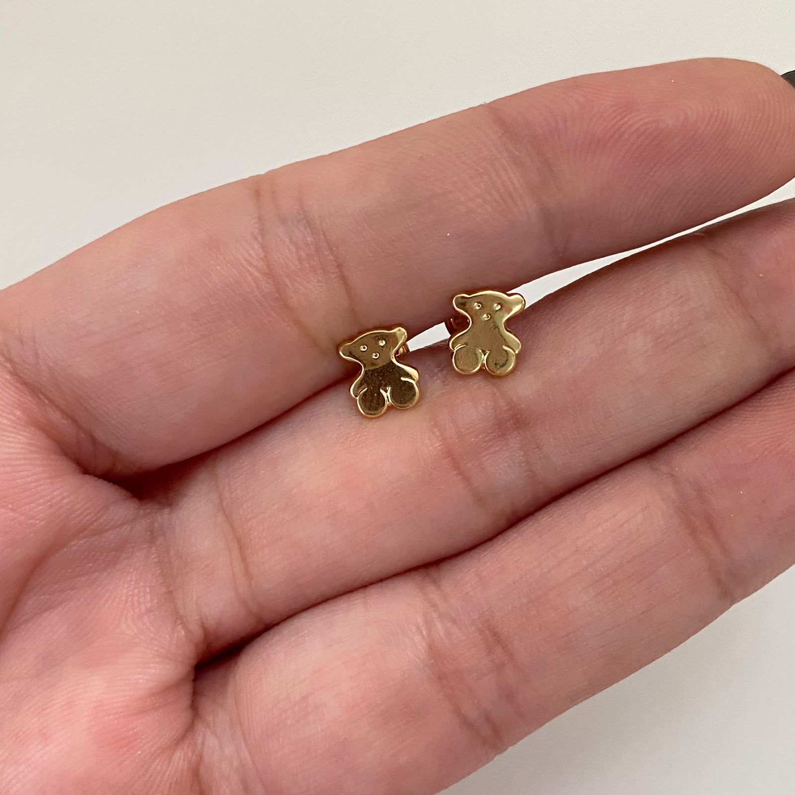 Topos figura oso ts Oro amarillo 18k 0,6 Gr / 7 mm