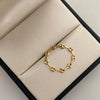 Anillo Gc Liso Oro amarillo 18k / Talla 6 / 0,75 Gr / 3,4 mm