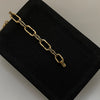 Pulso It Aro Seguido Casting Oro amarillo 18k +4 / 17,65 Gr / 6,3 mm / 20,8 Cm