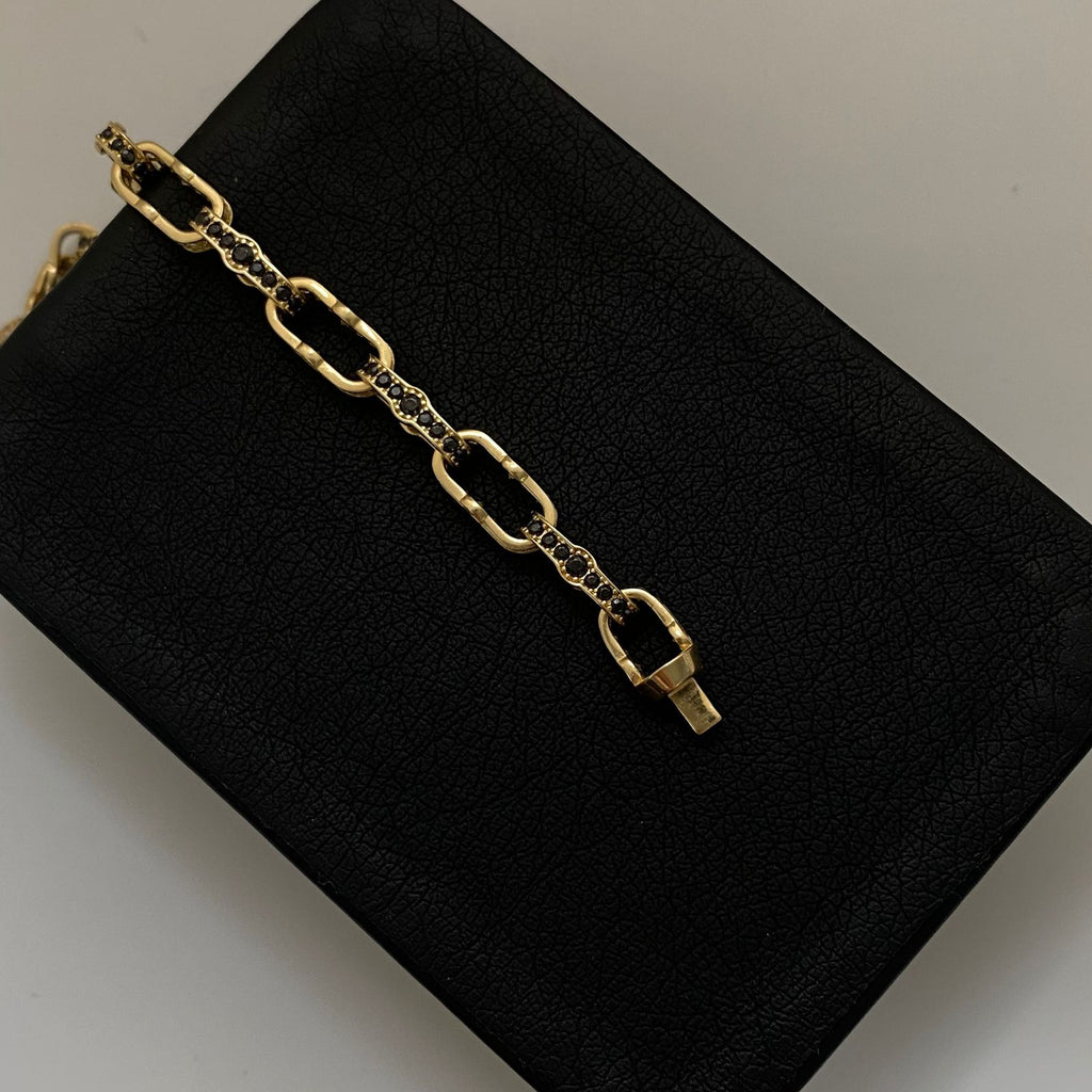 Pulso It Aro Seguido Casting Oro amarillo 18k +4 / 17,65 Gr / 6,3 mm / 20,8 Cm