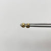Topos Balin diamantada Oro amarillo 18k 0,45 Gr / 3 mm