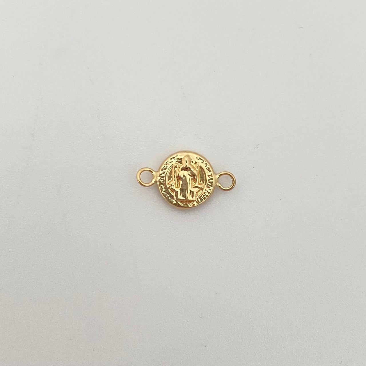 Herraje san benito Oro amarillo 18k 0,35 Gr / 1,5 Cm