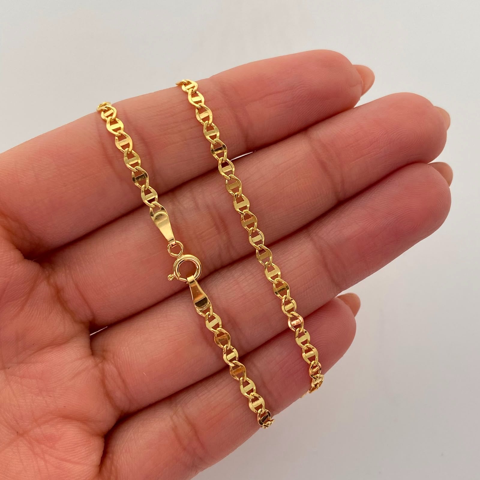 Cadena It Escalera Plana Oro amarillo 18k 3,2 Gr / 2,9 mm / 60 Cm