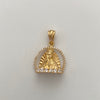 Dije Guadalupe casting Oro amarillo 18k 6,95 Gr / 20 mm / 2,7 Cm