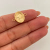 Herraje Virgen Milagrosa Oro amarillo 18k 0,8 Gr / 1,7 Cm