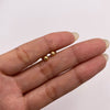 Topos media bola lisa 4mm Oro amarillo 18k 0,45 Gr