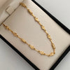 Cadena Rutica Corona Diamantada Oro amarillo 18k 10,15 Gr / 3,5 mm / 60 Cm Broche 0,60